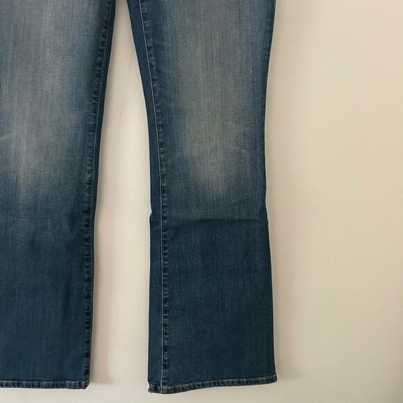 Edwin Women's Lark Mid-Rise Bootcut Denim Jeans Flashback Medium Wash 30 New - Picture 6 of 11